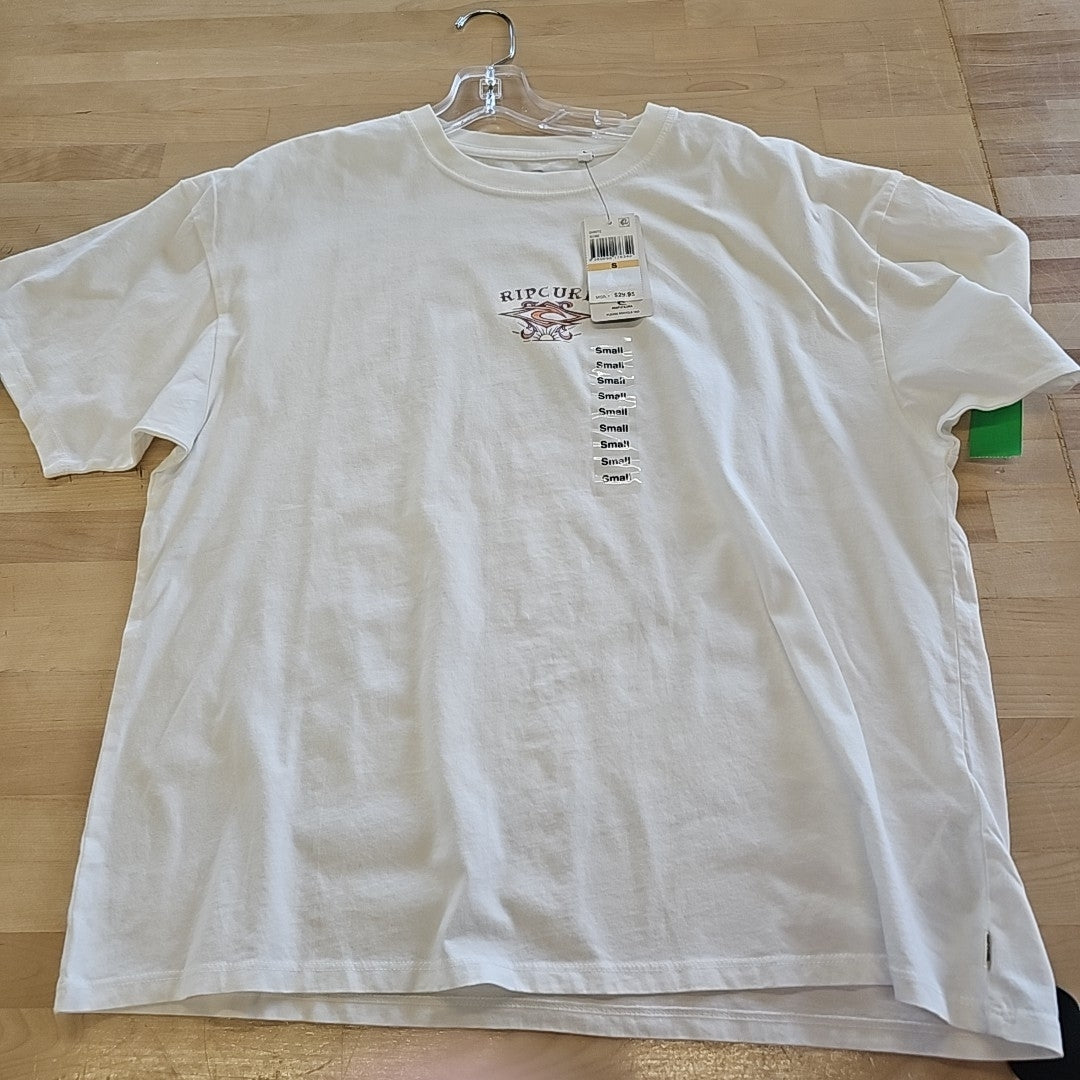Rip Curl Juniors' Cotton Butterfly Crewneck T-Shirt - Bone