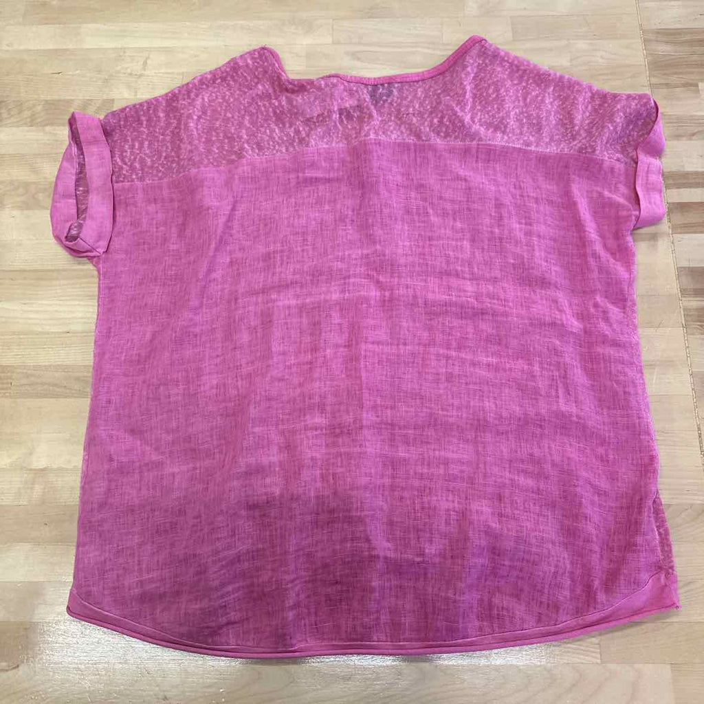Belle France Size L Pink Blouse