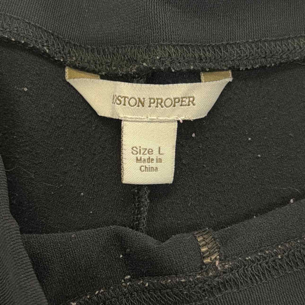 Boston Proper Size L Black Pants