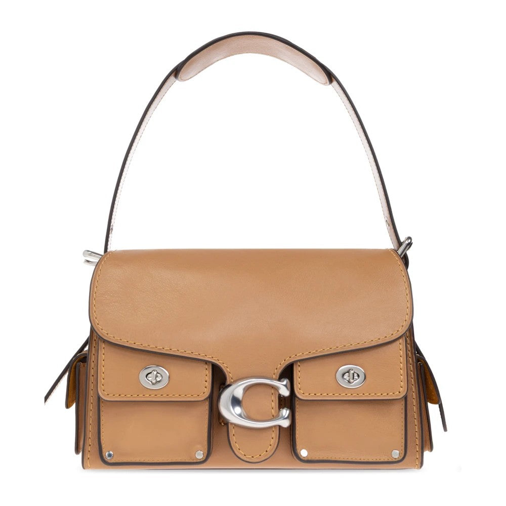 Coach Tabby Cargo Turnlock Full Grain Leather -  Honey Brown