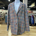St John's Bay Size L Blue & Orange Preloved Jacket