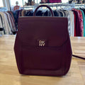 DKNY Maroon Backpack Handbag