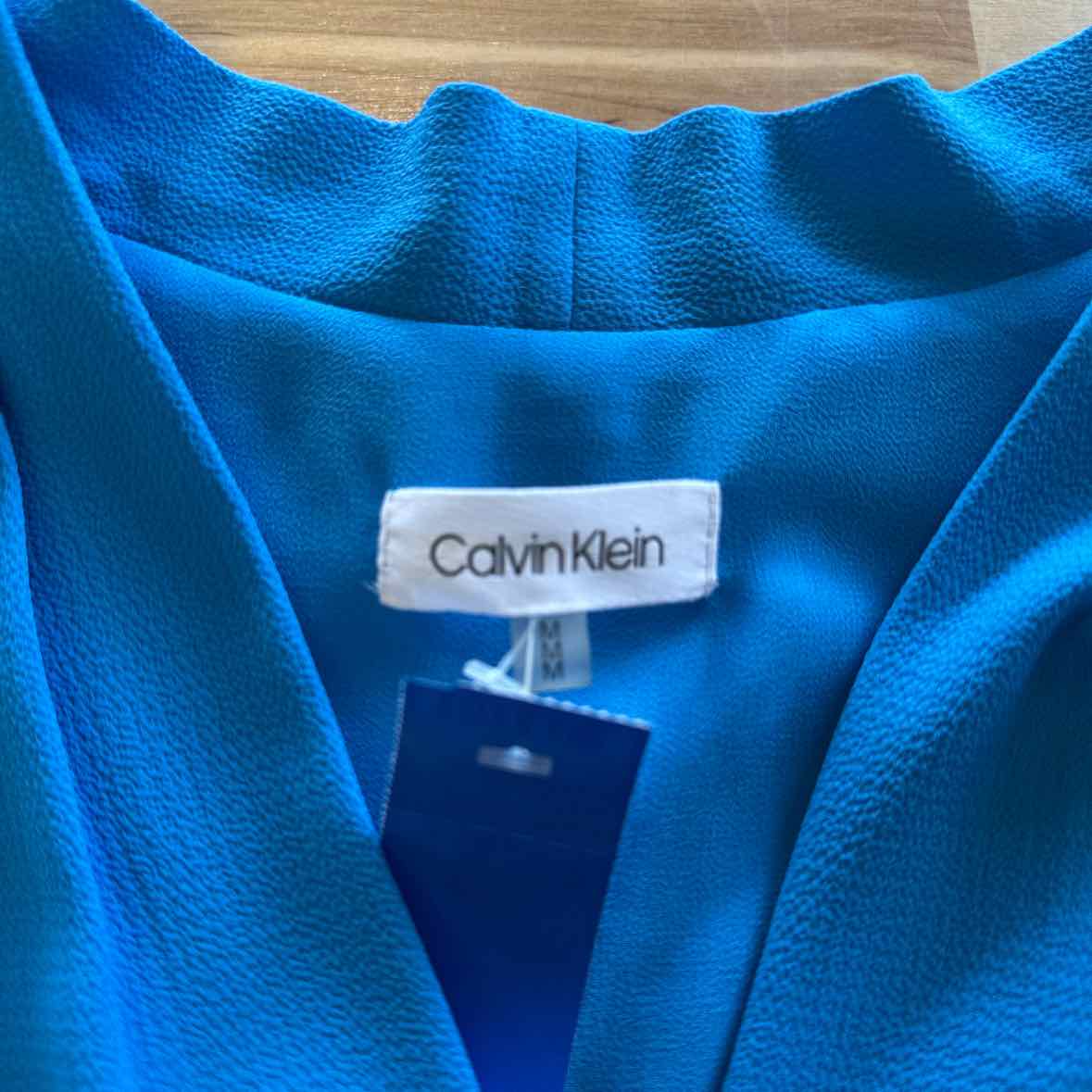 Calvin Klein Size M Blue Blouse