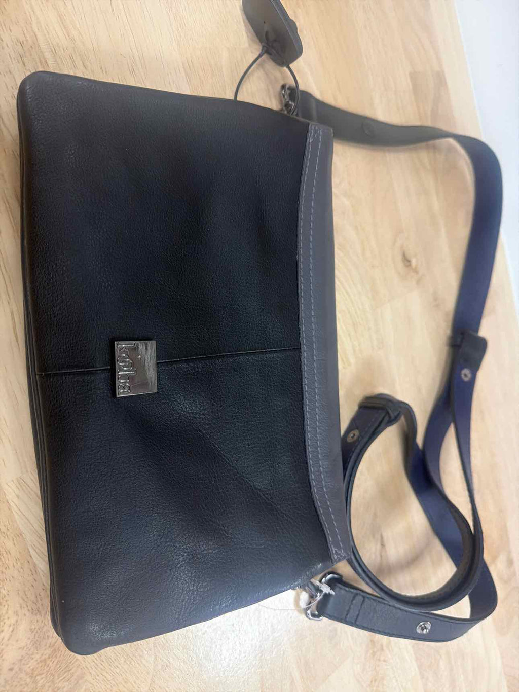kooba Black & Blue Leather Purse