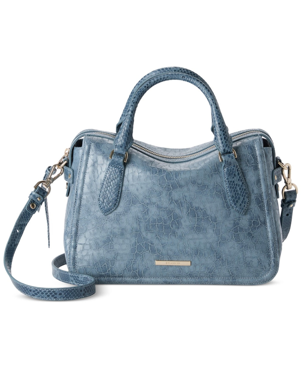 Brahmin Blue Preloved Handbag