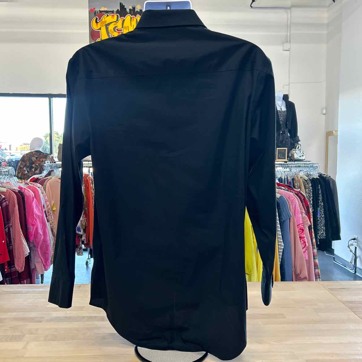 Alfani Mens Classic Button Down Dress Shirt