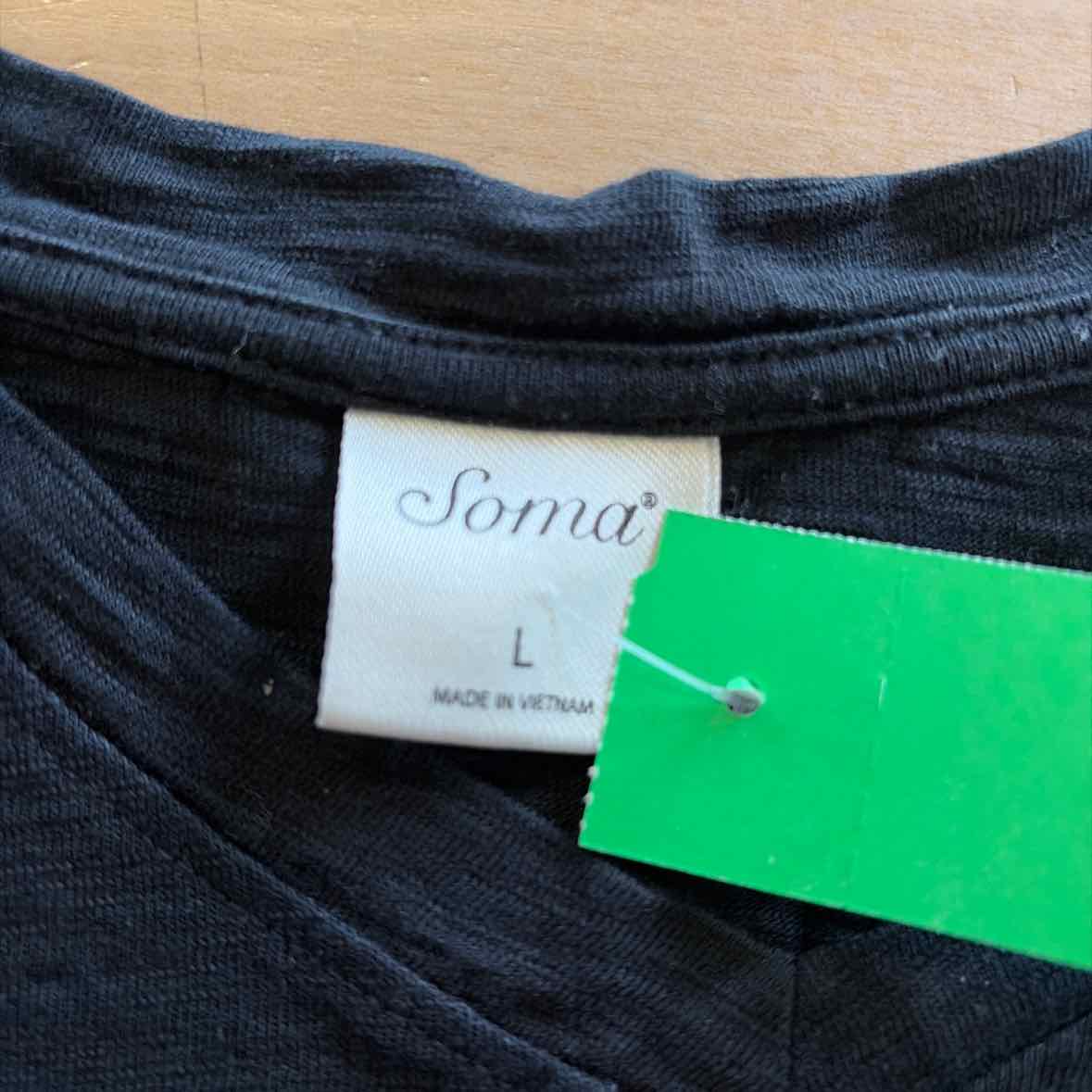 Soma Size L Green Preloved T-Shirt SS
