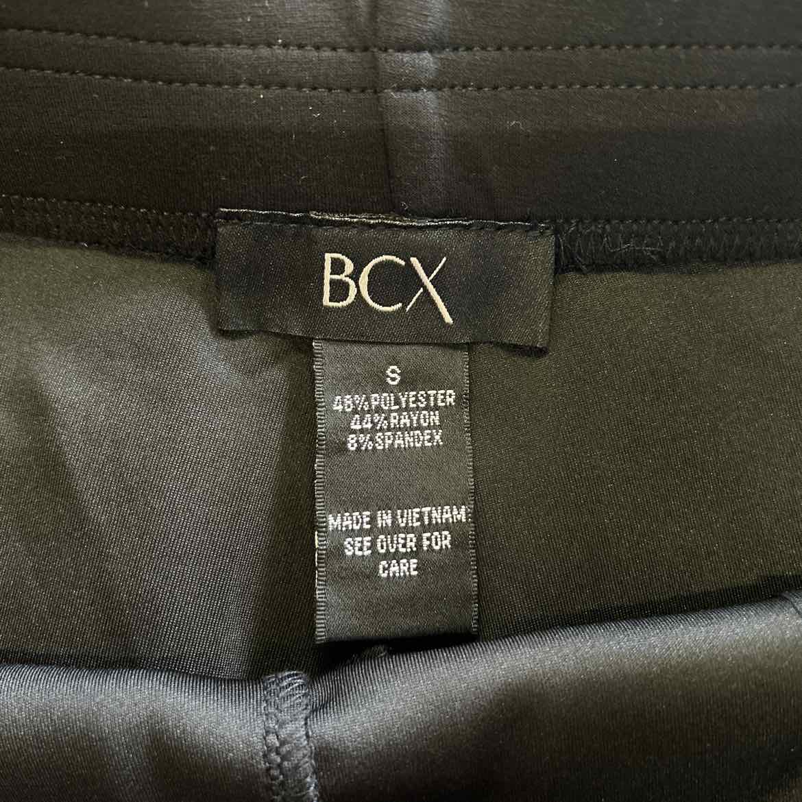 BCX Womens Pintuck Pull on Straight Leg Pants
