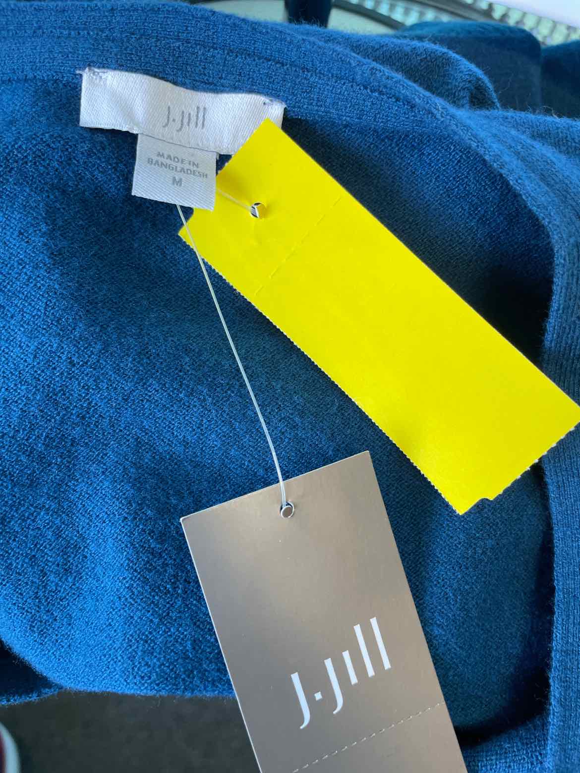 J Jill Size M Blue Knit Top