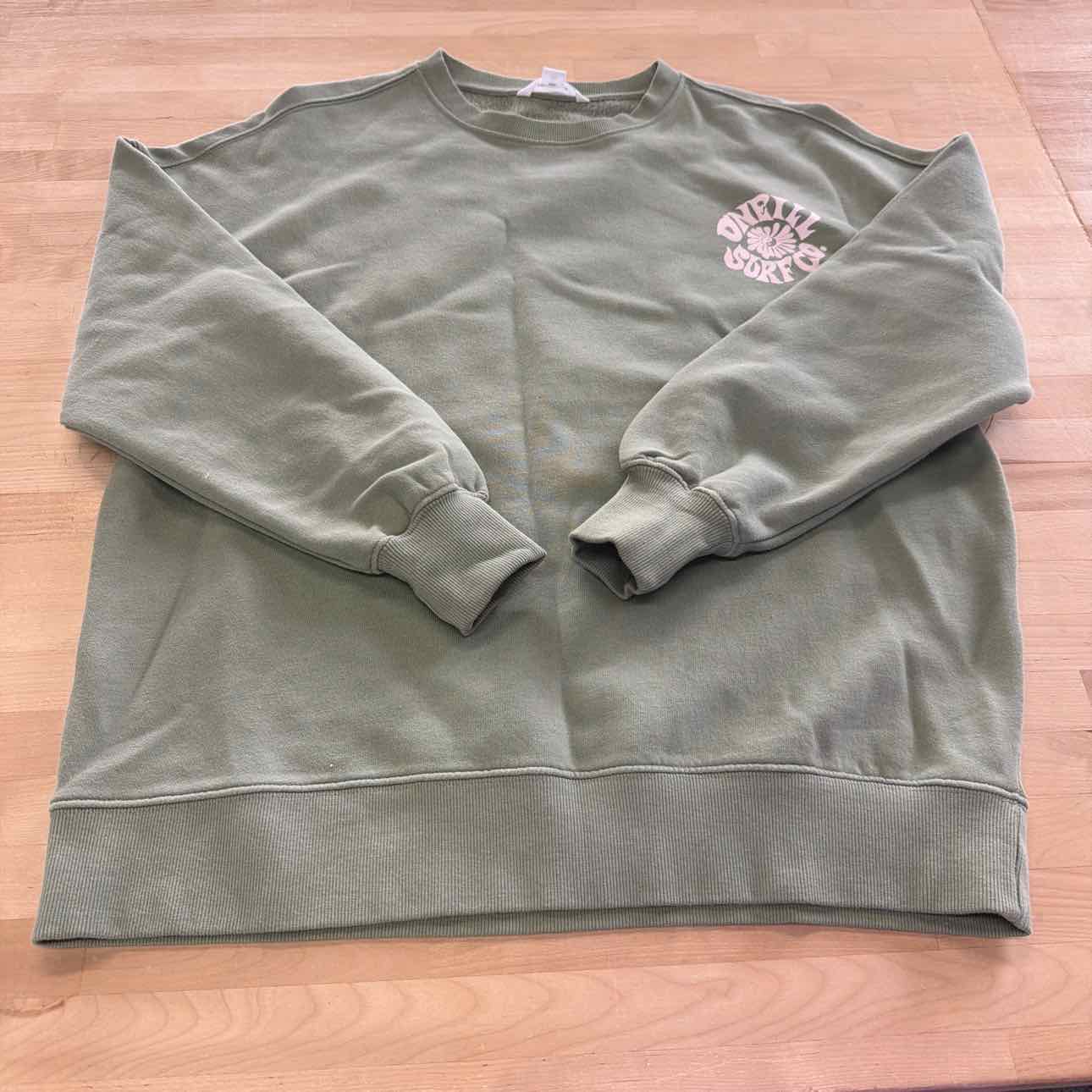O'Neill Juniors' Logo Oversized Crewneck Sweatshirt