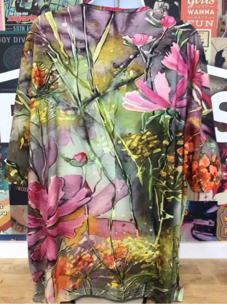 Noracora Size 3XLT Green Preloved Blouse LS