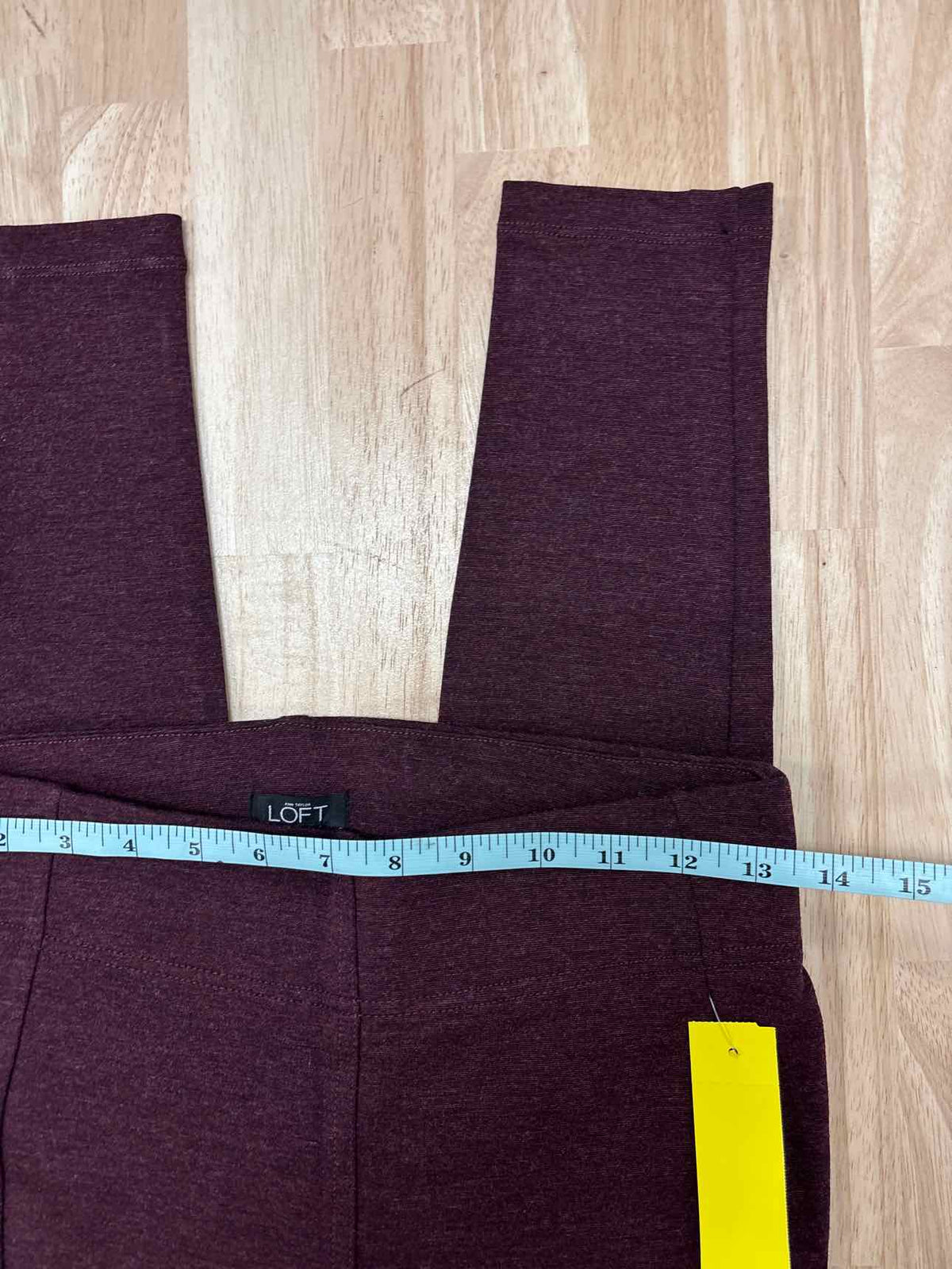 Loft Size XS Burgundy Preloved Leggings