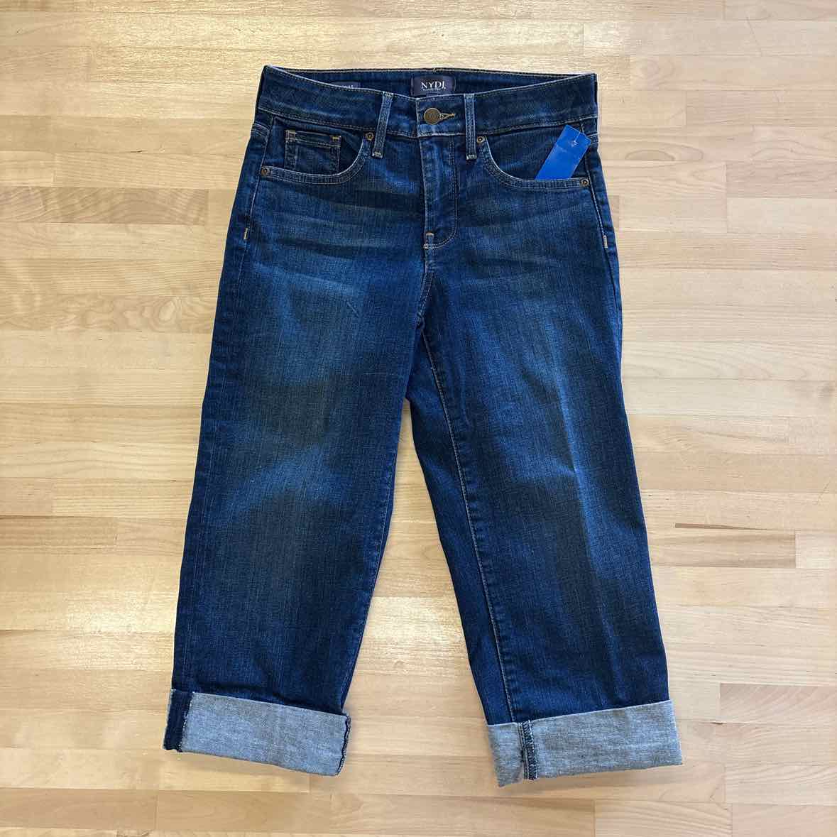 NYDJ Size 00 Blue Capris