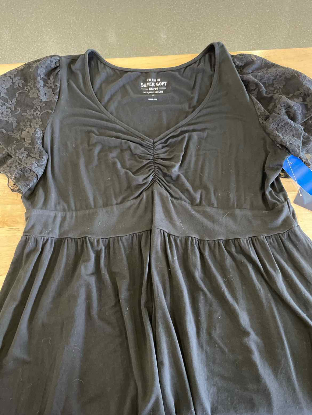 Torrid Size 1 Black Blouse