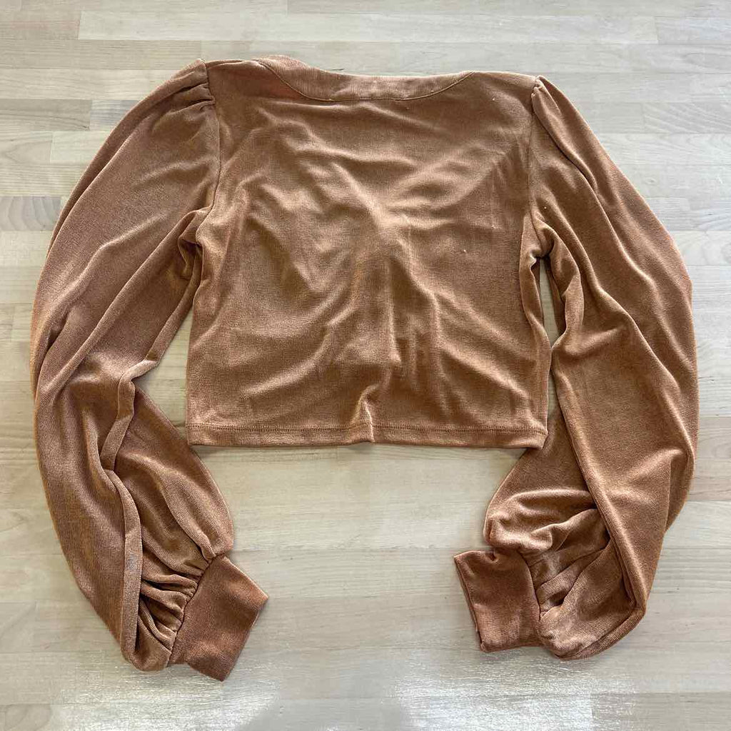Elodie Size M Tan Long Sleeve