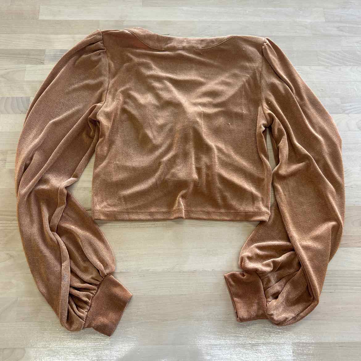 Elodie Size M Tan Long Sleeve