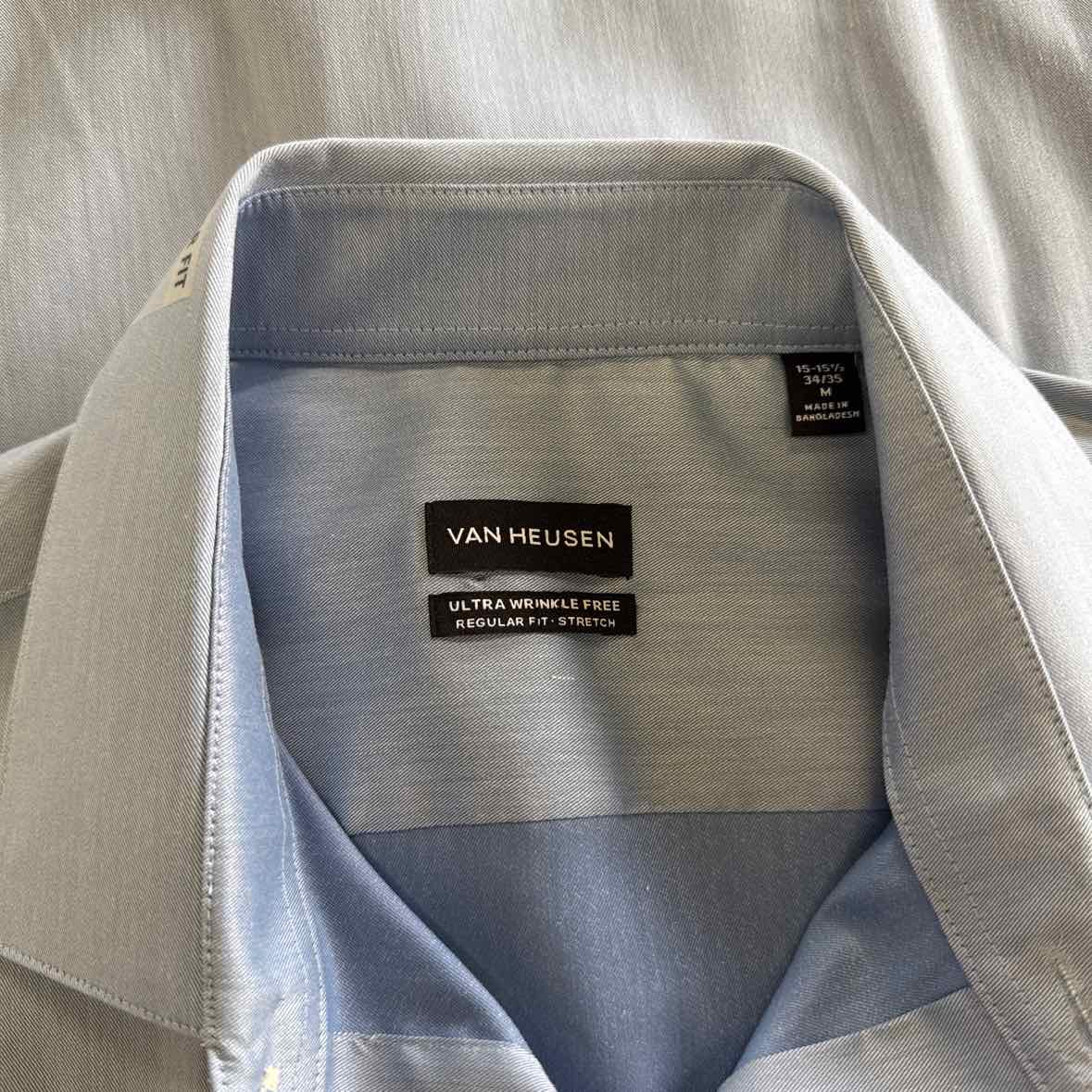 Mens Van Heusen(R) Regular Fit Wrinkle Free Long Sleeve Dress Shirt