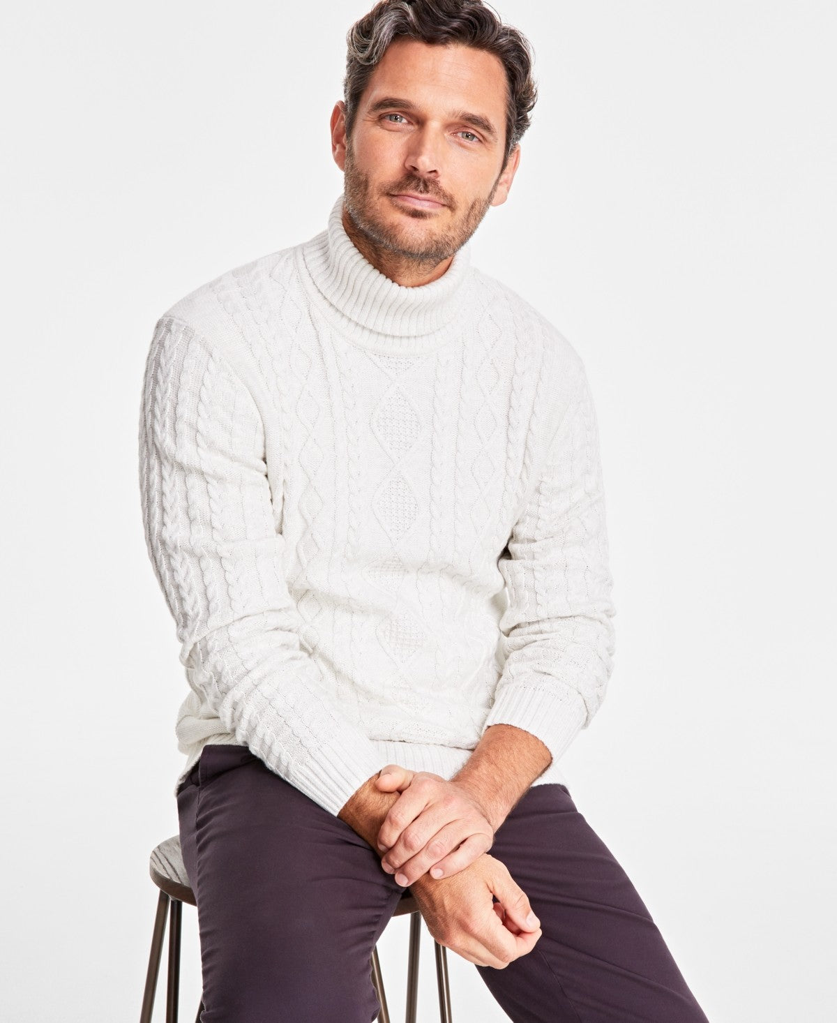 Club Room Size M Gray MENS Sweater