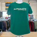 Alphalete Size L Teal Preloved MENS T-shirt