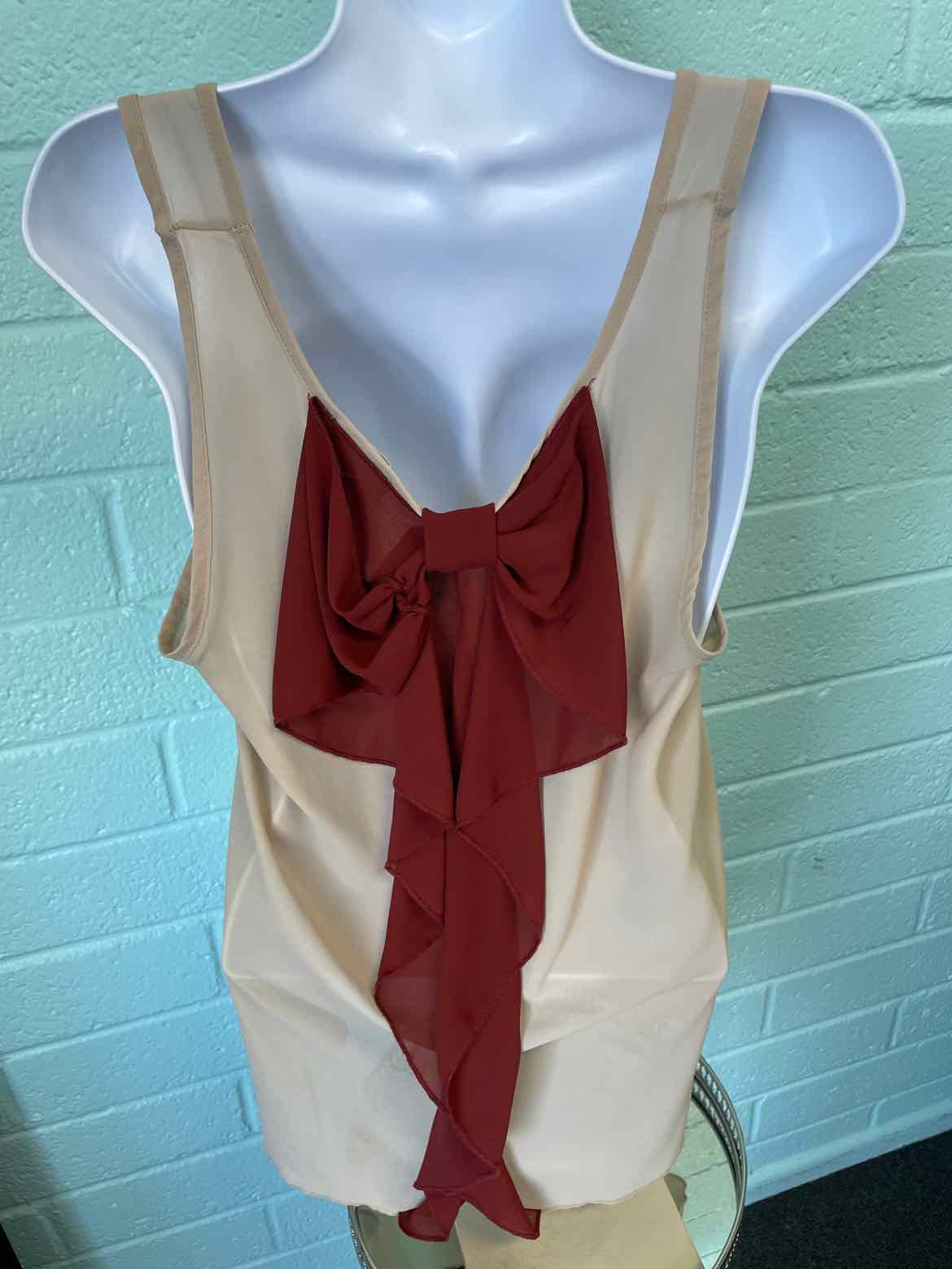 Zenana Size L Tan Sleeveless