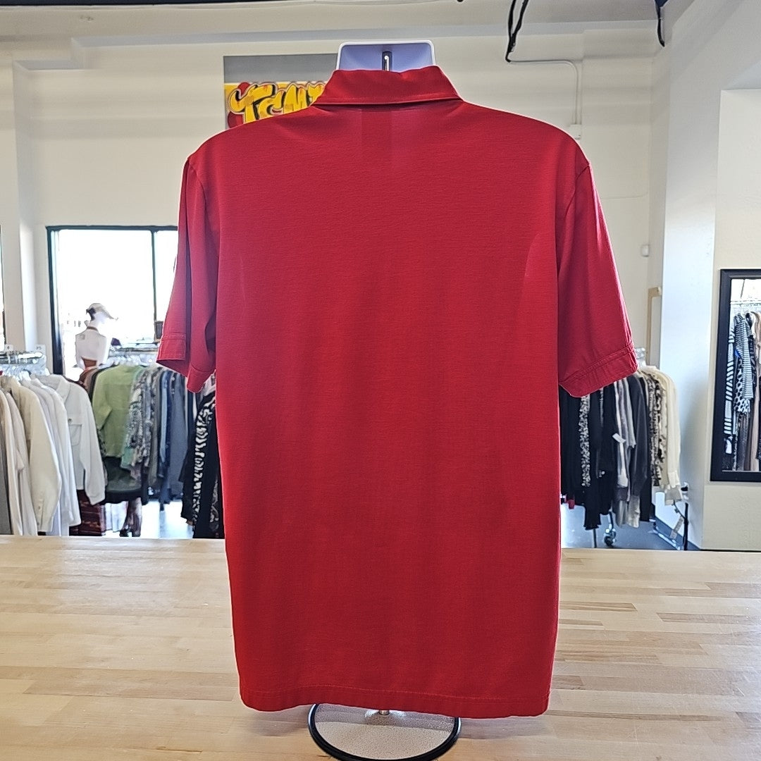 Merola Men's Size M Red MENS Polo