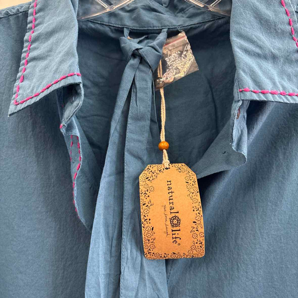 Natural Life Size XL Blue Dress