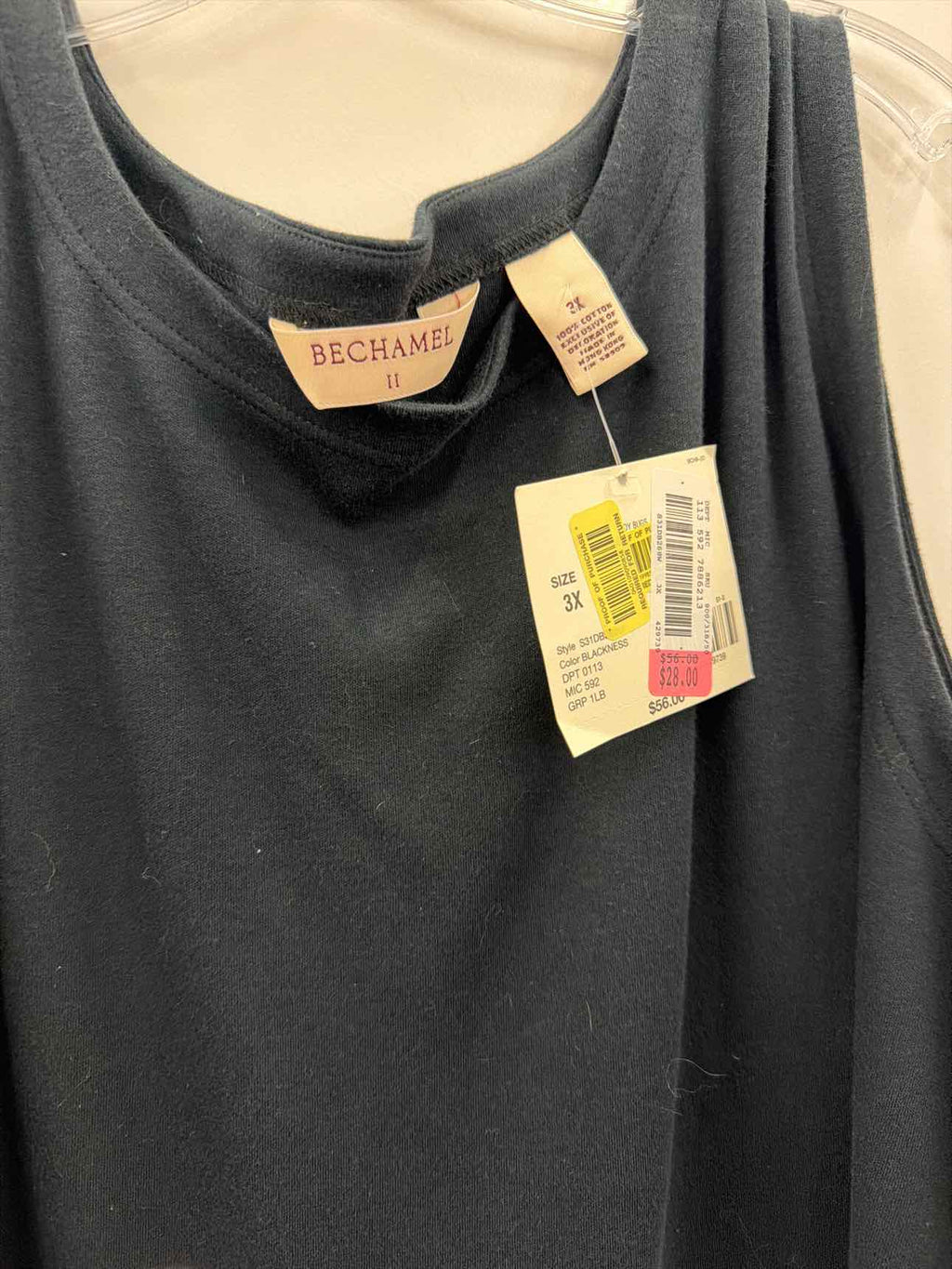 bechamel Size 3X Black Dress