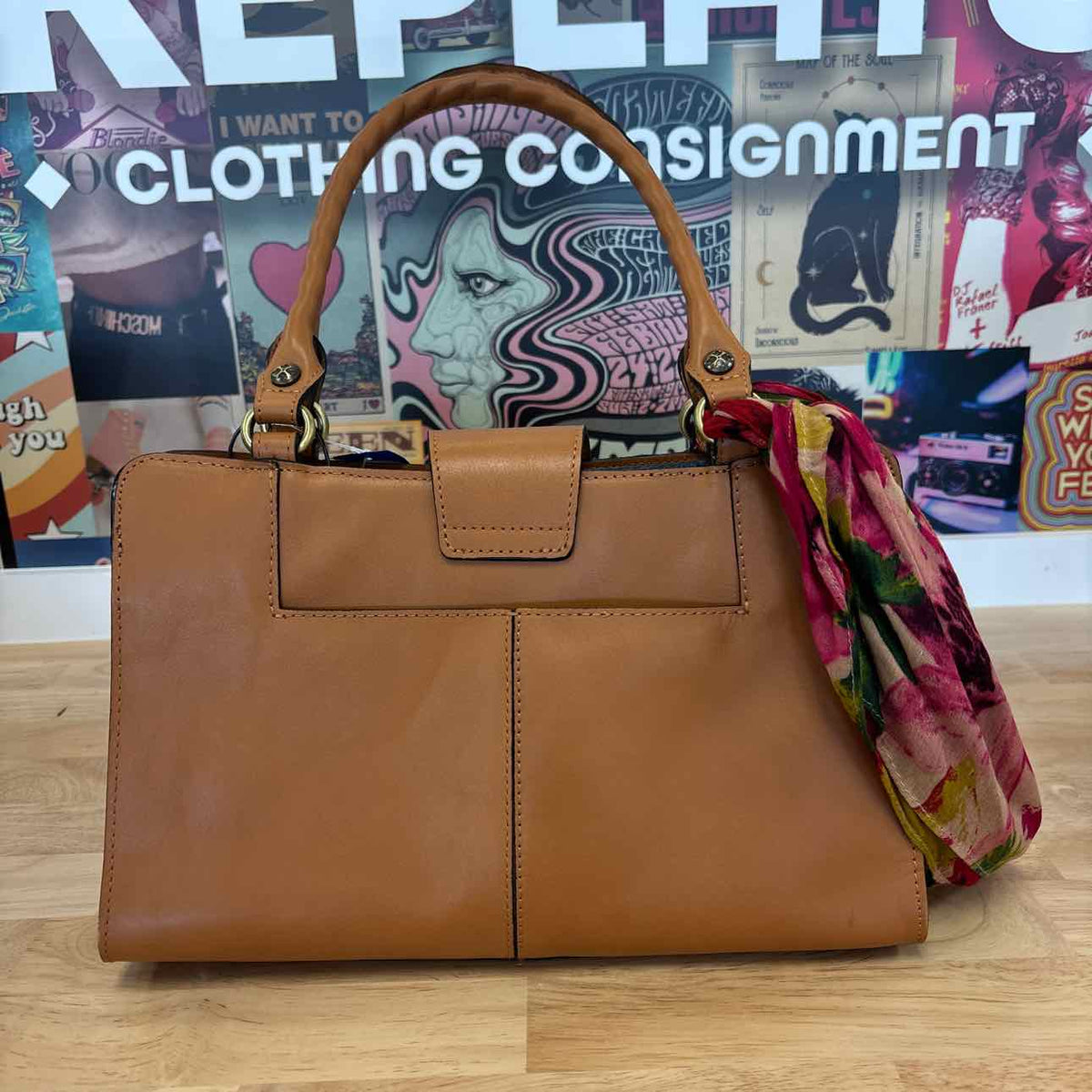Patricia Nash Tan Leather Purse