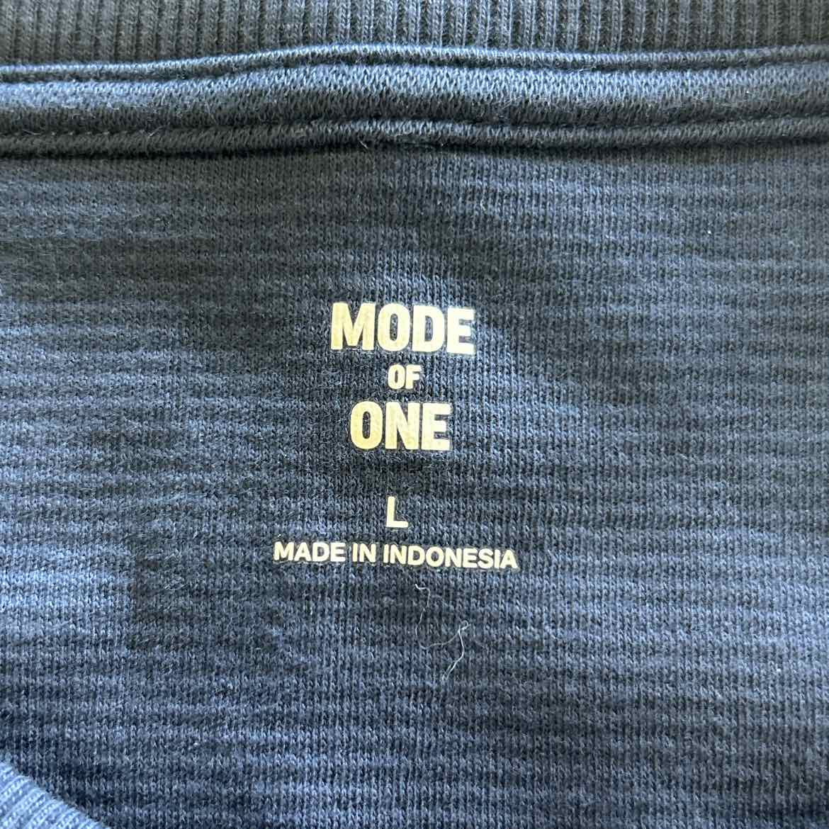 Mode Of One Size L Blue New MENS T-shirt