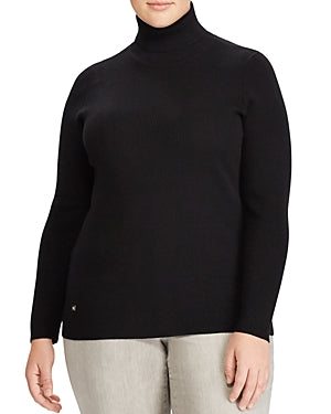 Ralph Lauren Size 2X Black Cotton Sweater