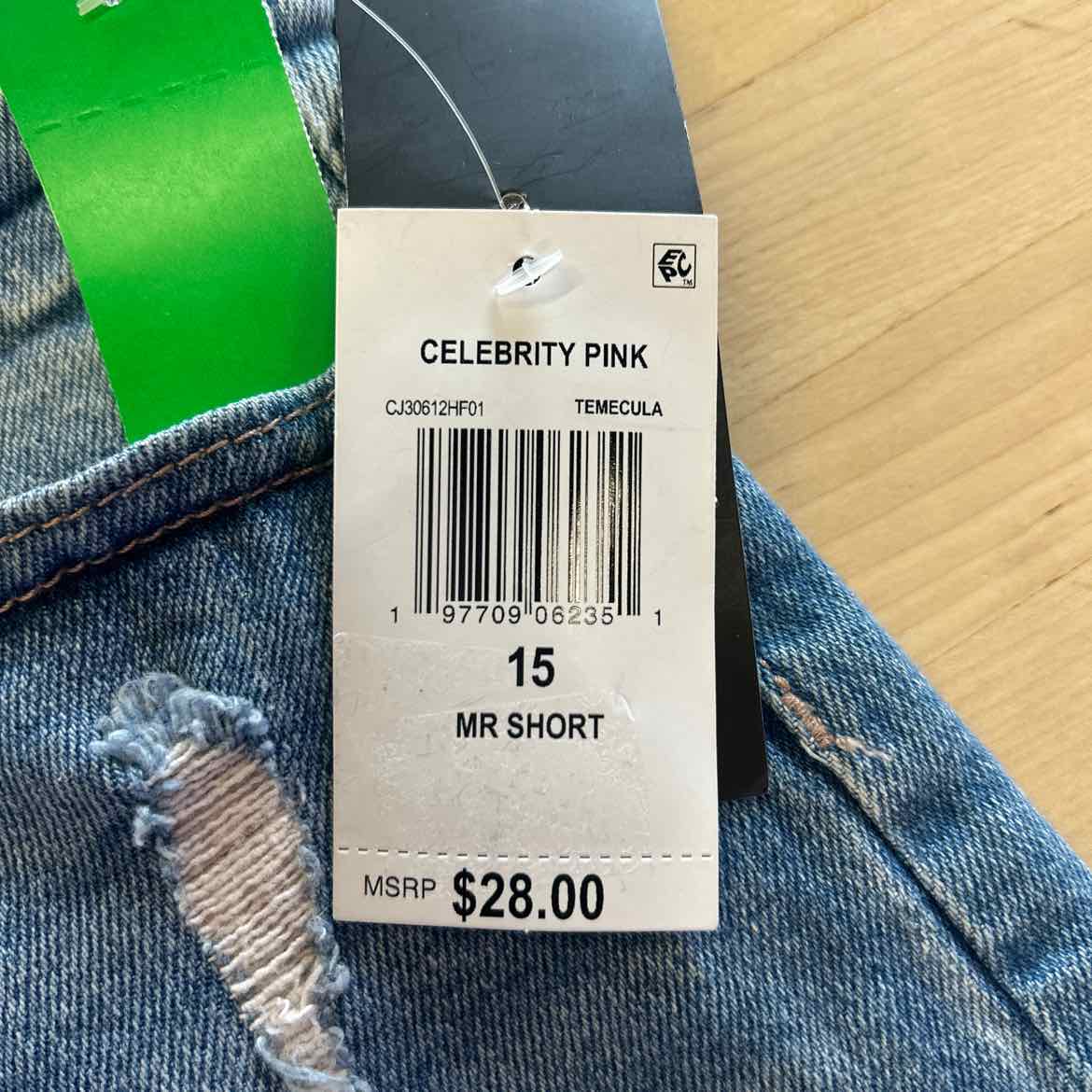 Celebrity Pink Juniors' Mid-Rise Fringe-Cuff Shorts - Temecula - 15