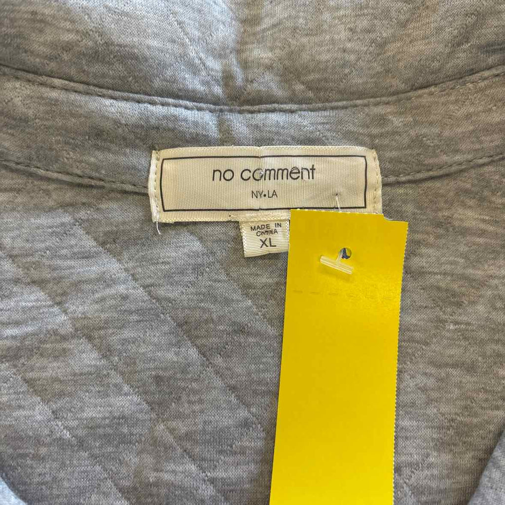 no comment Size XL Gray Jacket