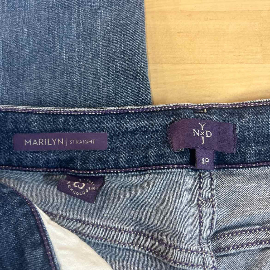 NYDJ Size 4P Blue Denim Preloved Jeans