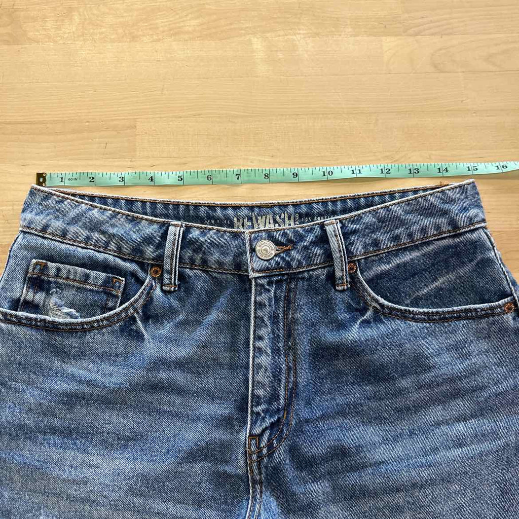 Rewash Women Size 7 Blue Denim Preloved Shorts