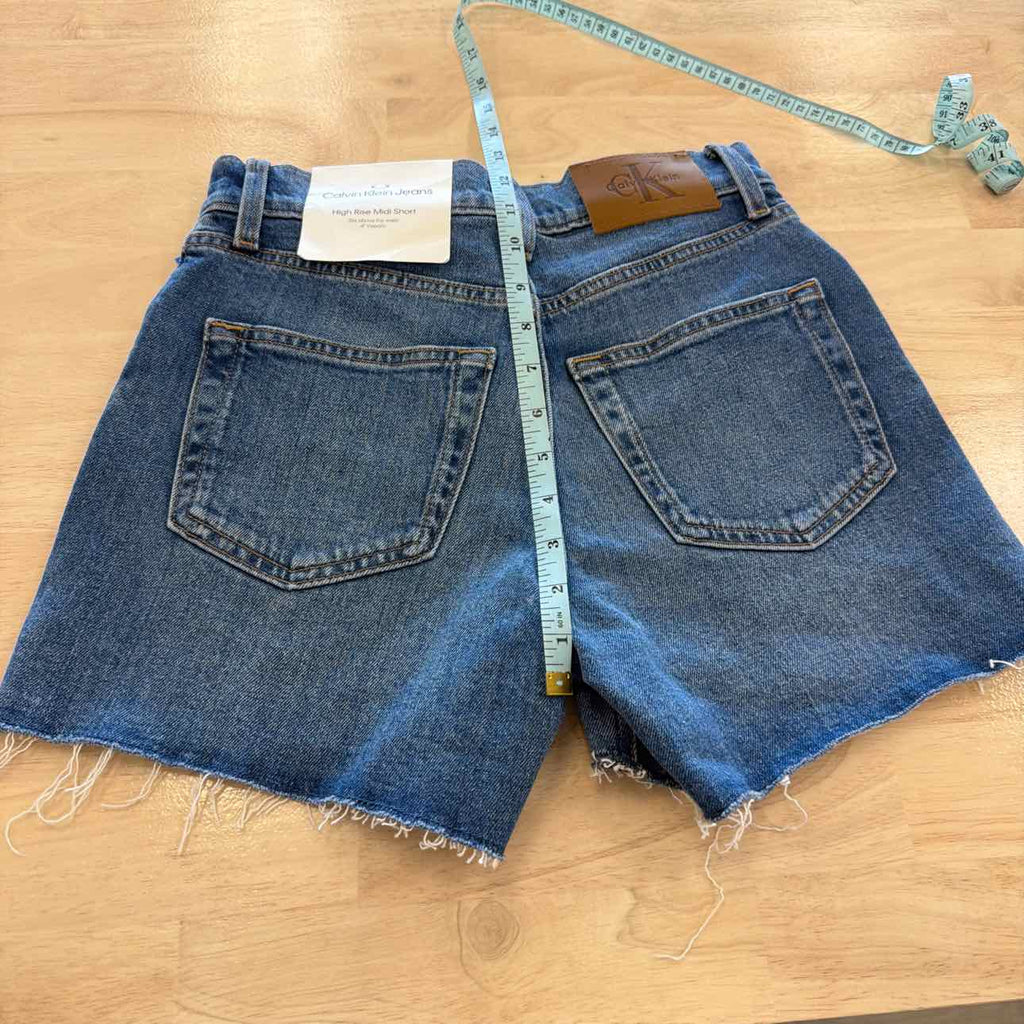 Calvin Klein Women Size 24 Blue New Shorts