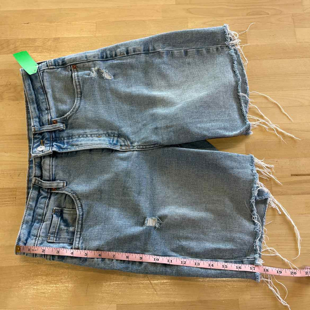 Old Navy Women Size 8 Blue Denim Preloved Shorts