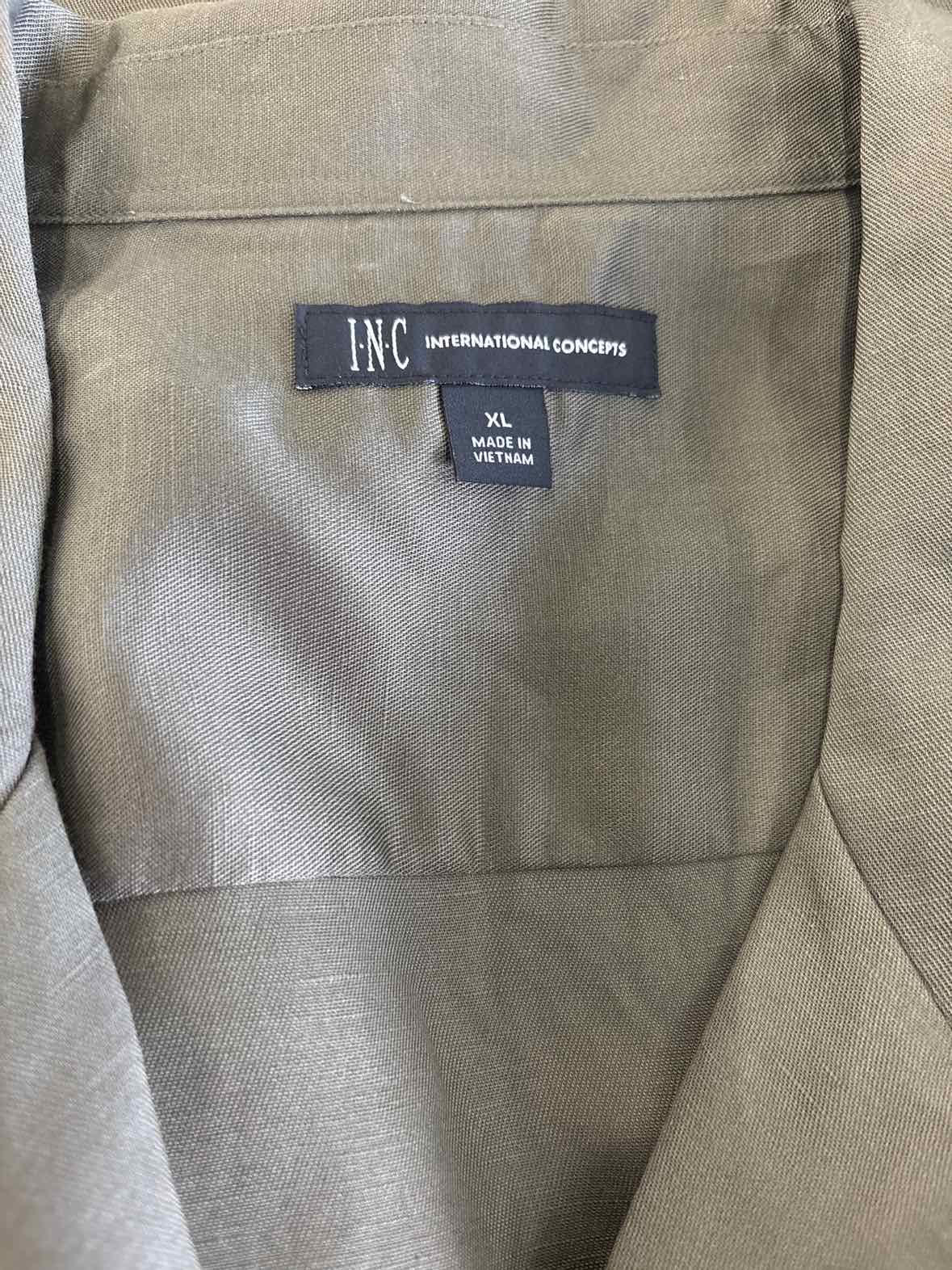 I.n.c. International Concepts Men's Kylo Regular-Fit Camp Shirt