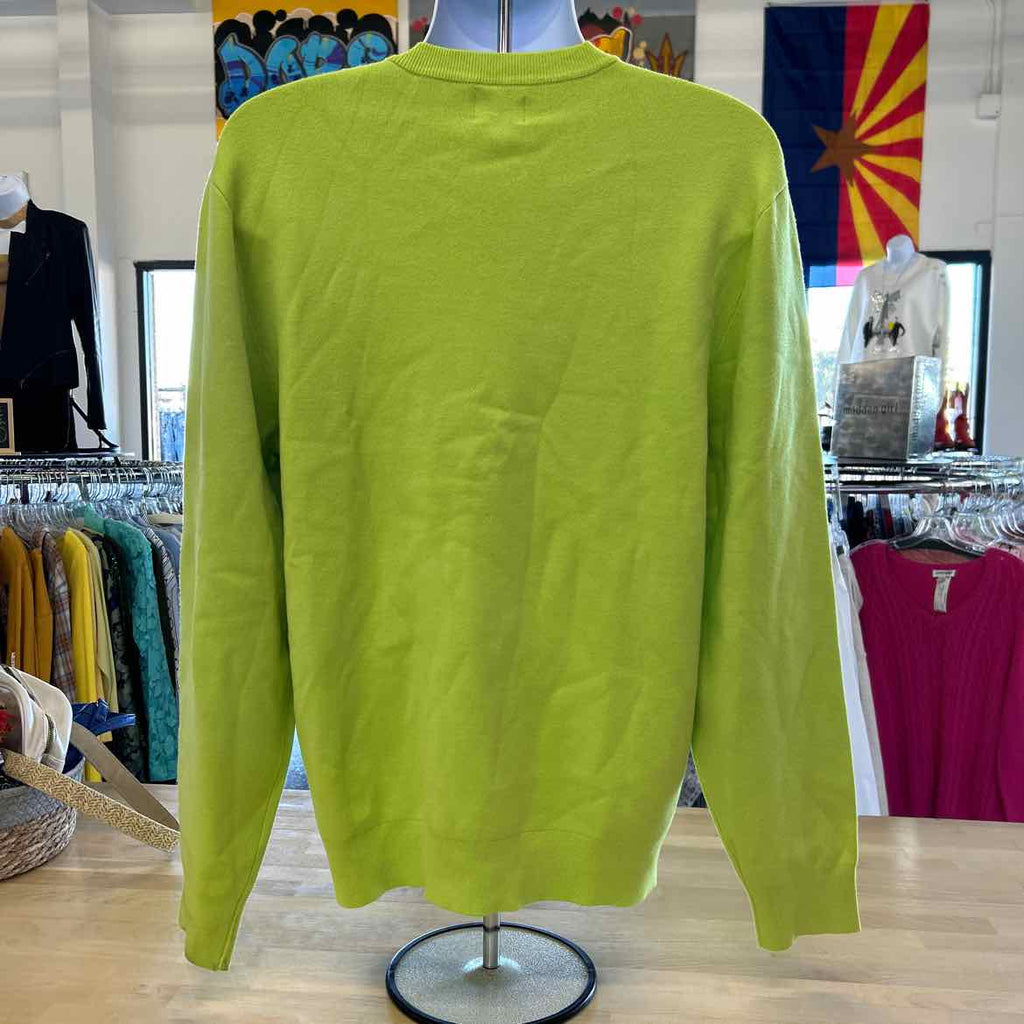 Mode of One Men's Regular-Fit Crewneck Sweater, Created for Macy's - Acid Green