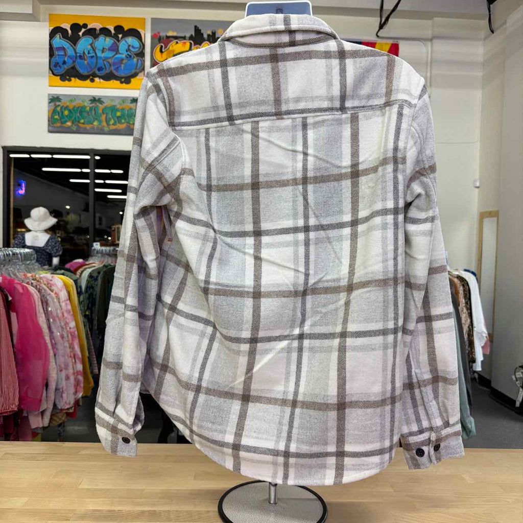 Magaschoni Size M White Preloved MENS Button Down Shirt