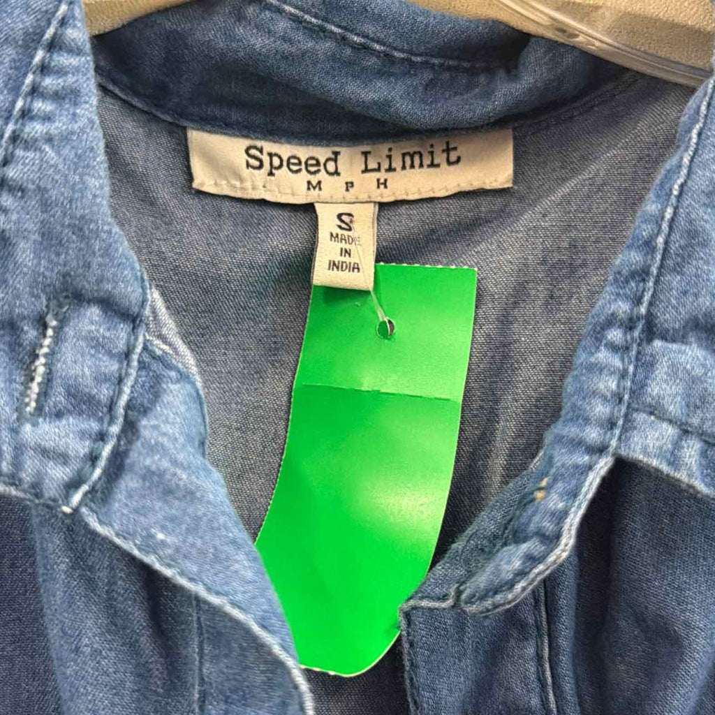 Speed Limit Size S Denim Preloved Dress