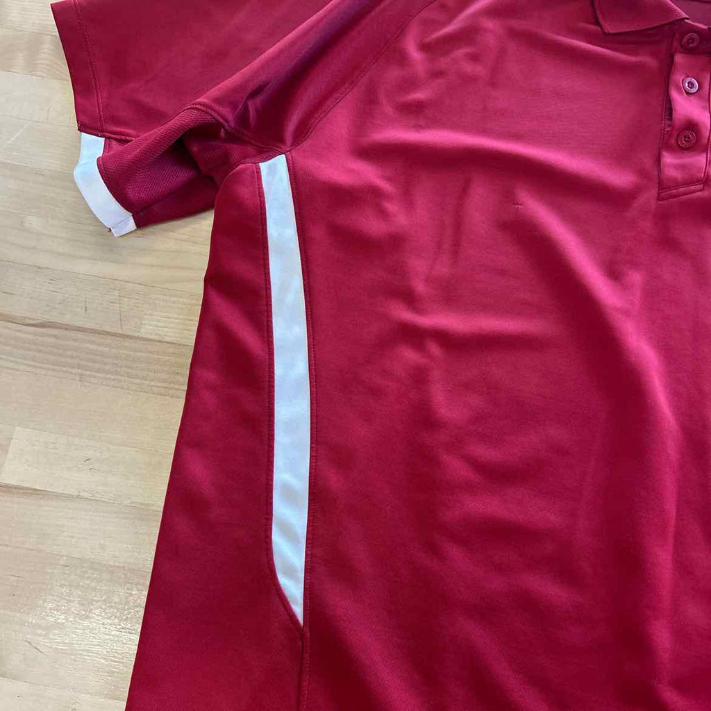 Under Armour Size XXL Red Preloved MENS Polo