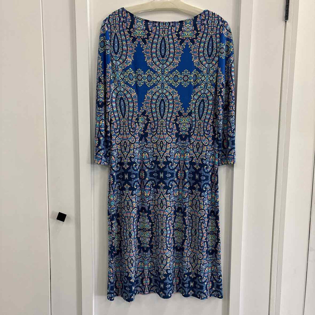 Maggy London Size 8 Blue Preloved Dress