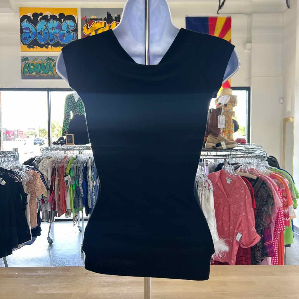 Bebe Size S Black Preloved Blouse SS