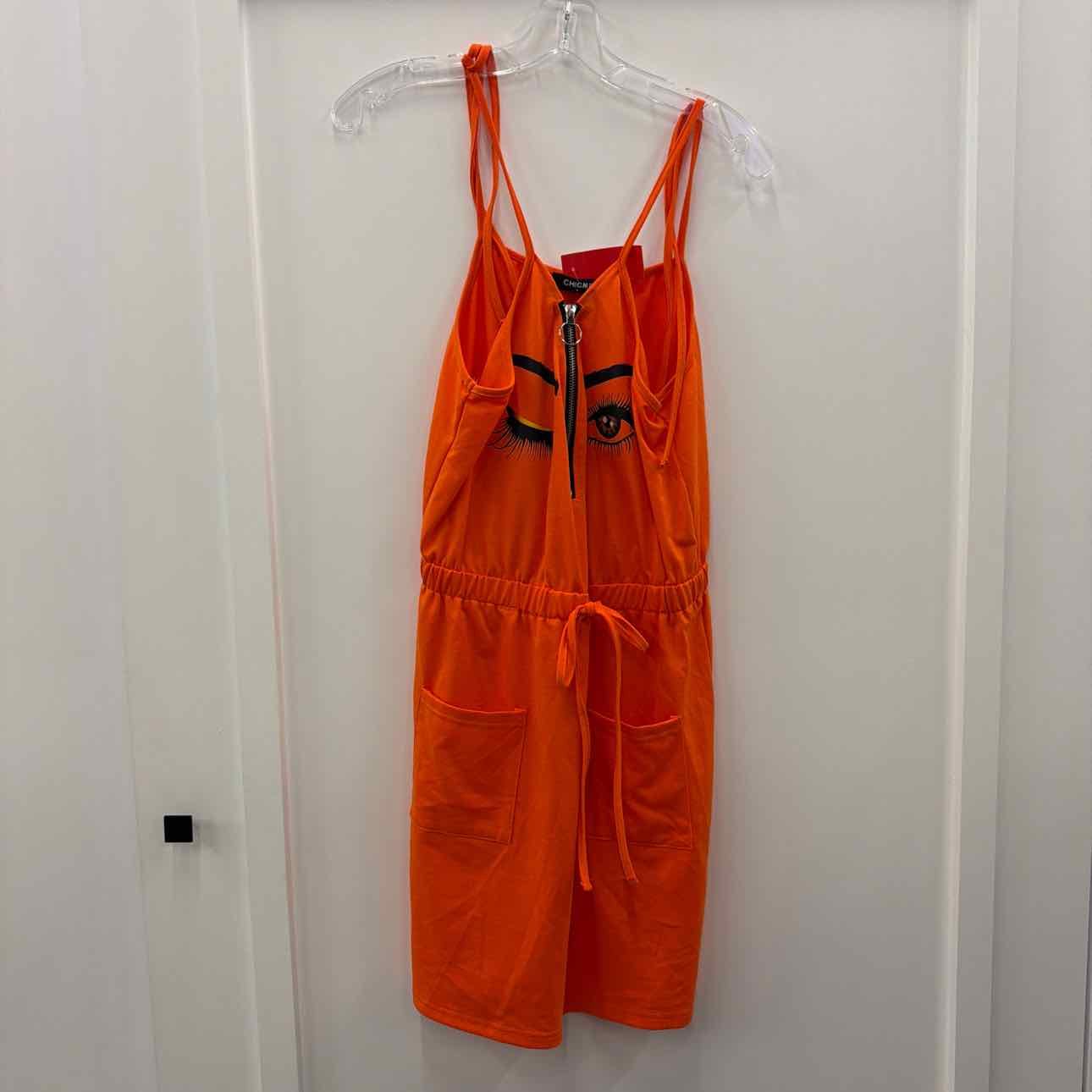 Chicme Size L Orange Preloved Dress