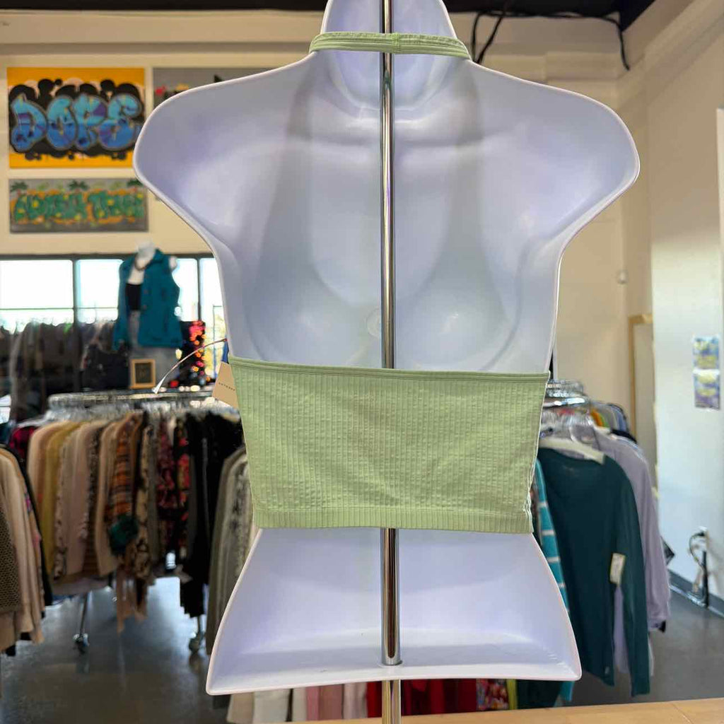 Anthropologie Size S/M Green Preloved Halter