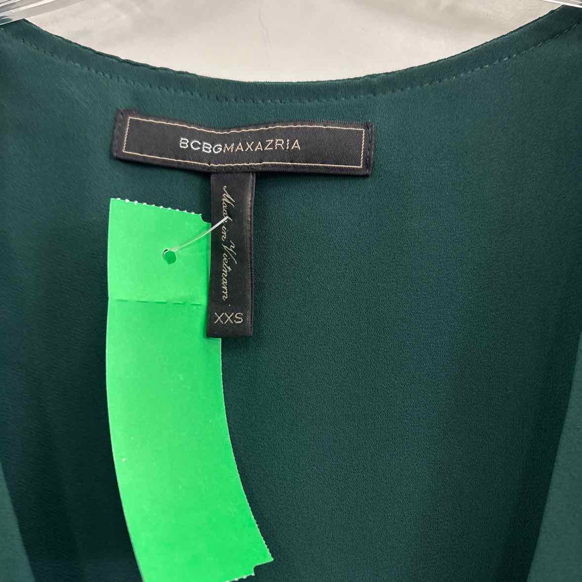 BCBG Size XXS Green Preloved Dress