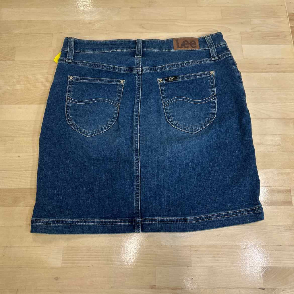 lee Size M Denim Preloved Skirt