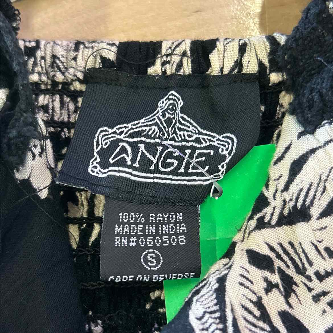 Angie Size S Black Tan Preloved Dress