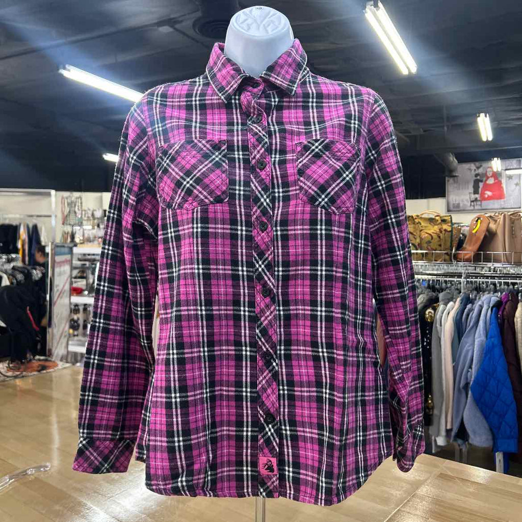 Legendary Whitetails Size M Pink Preloved Flannel