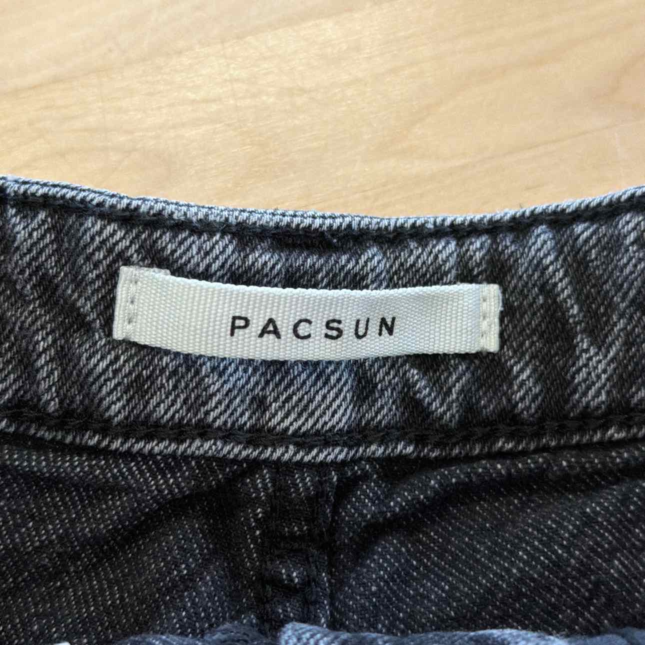 Pacsun Women Size 26 Gray Denim Preloved Shorts